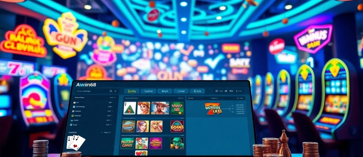 Experience top-notch gaming with Awin68 Cloud at https://awin68.cloud/, featuring vibrant card games and slots.