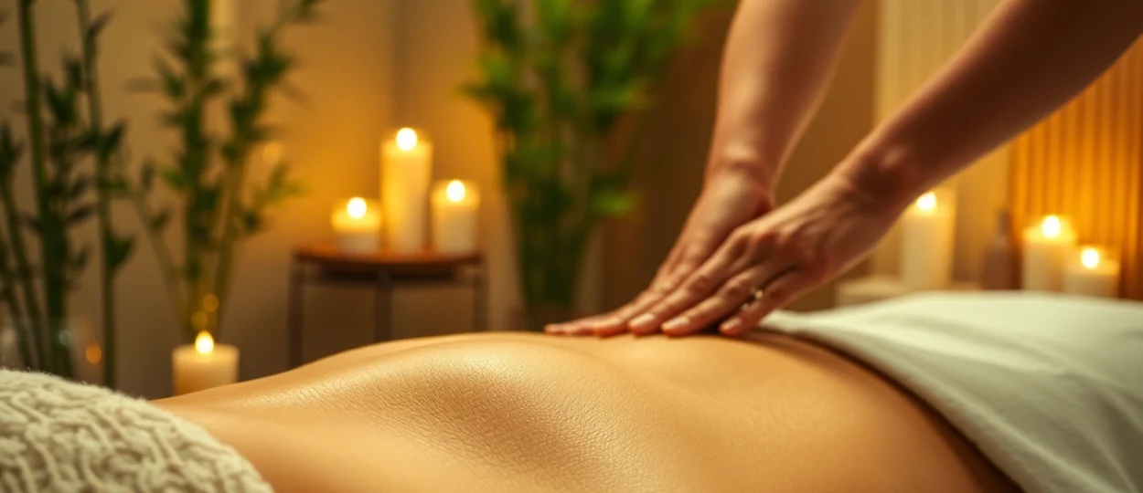 Experience the soothing atmosphere of 호치민 불건마 through a professional massage scene.
