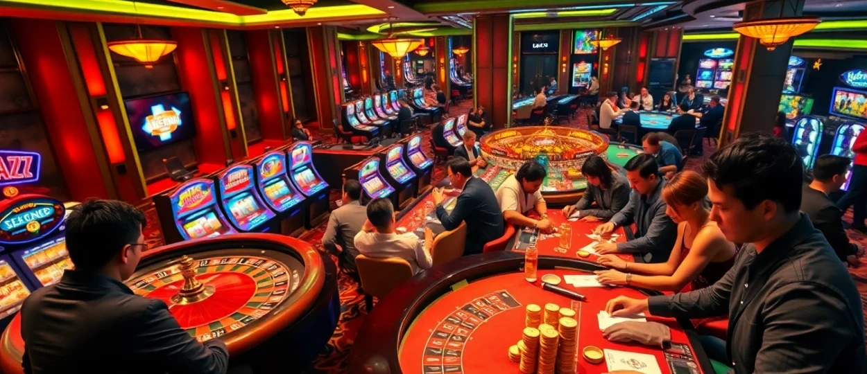 Experience thrilling gameplay at https://hz88.my/, featuring lively casino tables and engaging poker action.